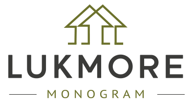 Lukmore Monogram logo