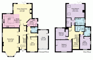 Fredrick House Floorplans