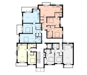 Nexus Reading, 1st, 2nd and 3rd Floor plans