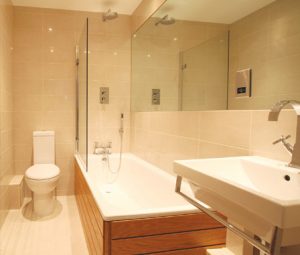 High quality bathrooms and interiors