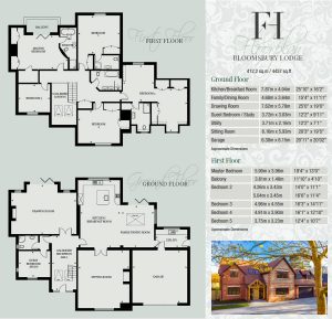 Bloomsbury Lodge floorplans