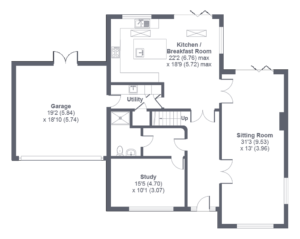 Broadmeadow House, Henley on Thames - floorplan ground floor