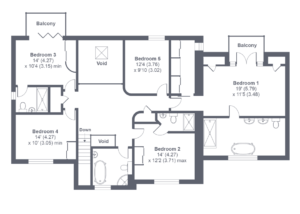Keepers lodge, Henley on Thames - floorplan first floor