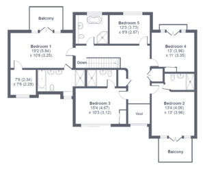 Broadmeadow House, Henley on Thames - floorplan first floor
